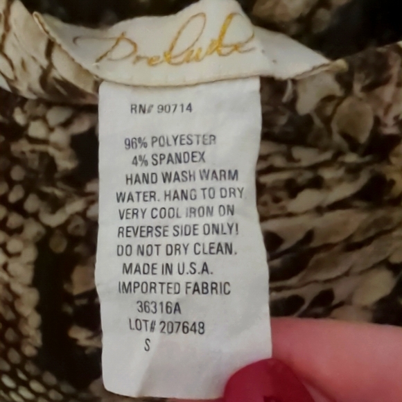 Strapless jumpsuit in python print - Picture 3 of 3